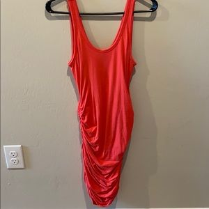 Coral/salmon tank dress 👗